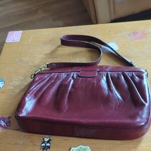 Vintage Etienne Aigner Elegant Burgundy Leather Women's Bag